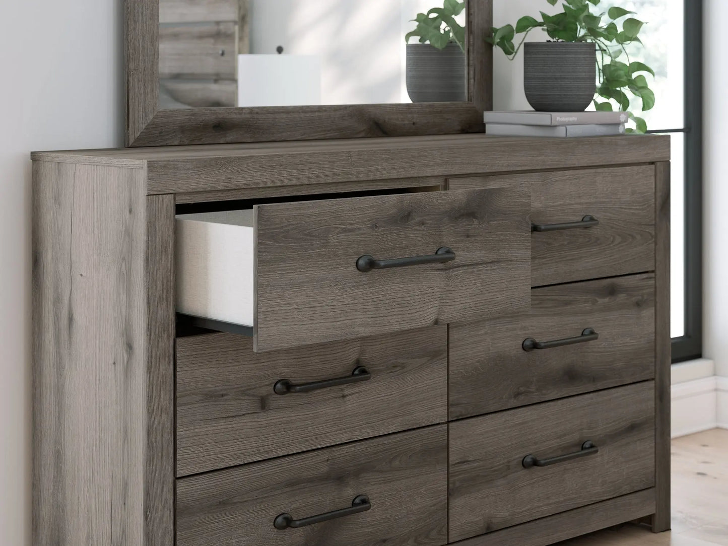 Graystorm Dresser and Mirror at Lee Furniture, NC