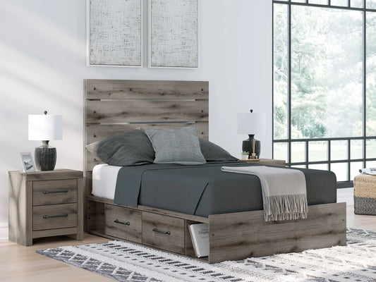 Graystorm Panel Bed With Storage at Lee Furniture, NC