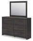 Hollivern Dresser and Mirror at Lee Furniture, NC