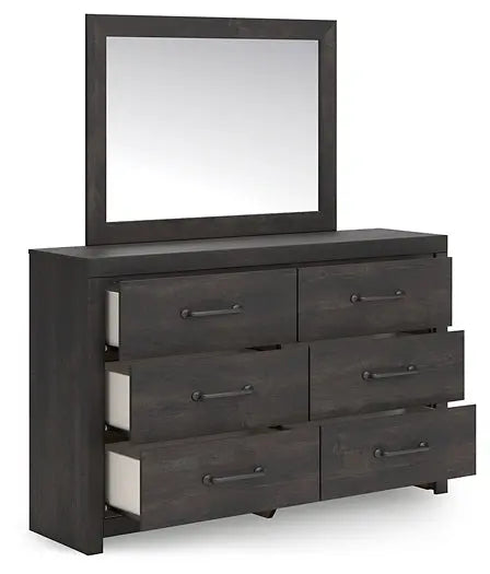 Hollivern Dresser and Mirror at Lee Furniture, NC