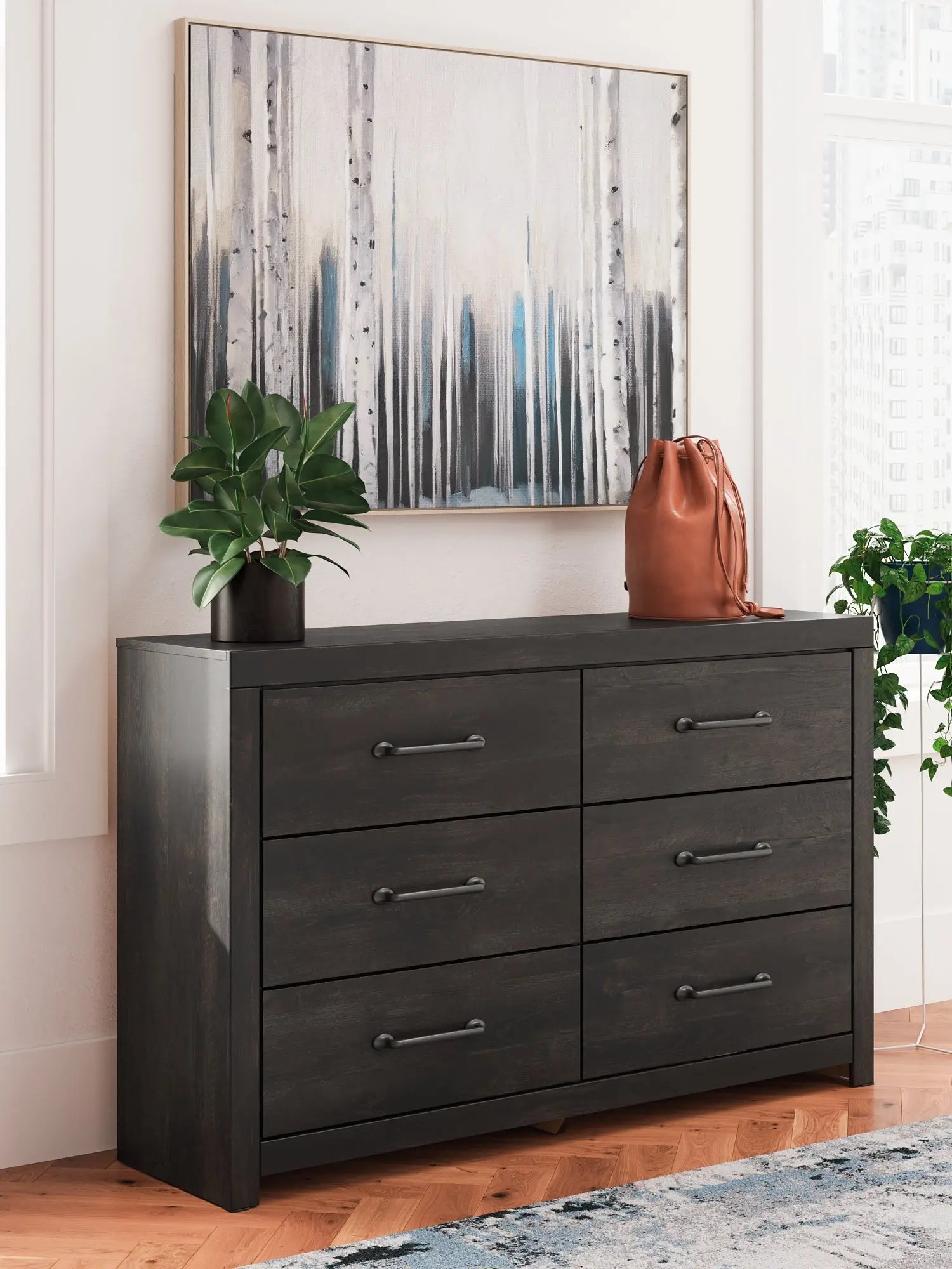 Hollivern Six Drawer Dresser at Lee Furniture, NC