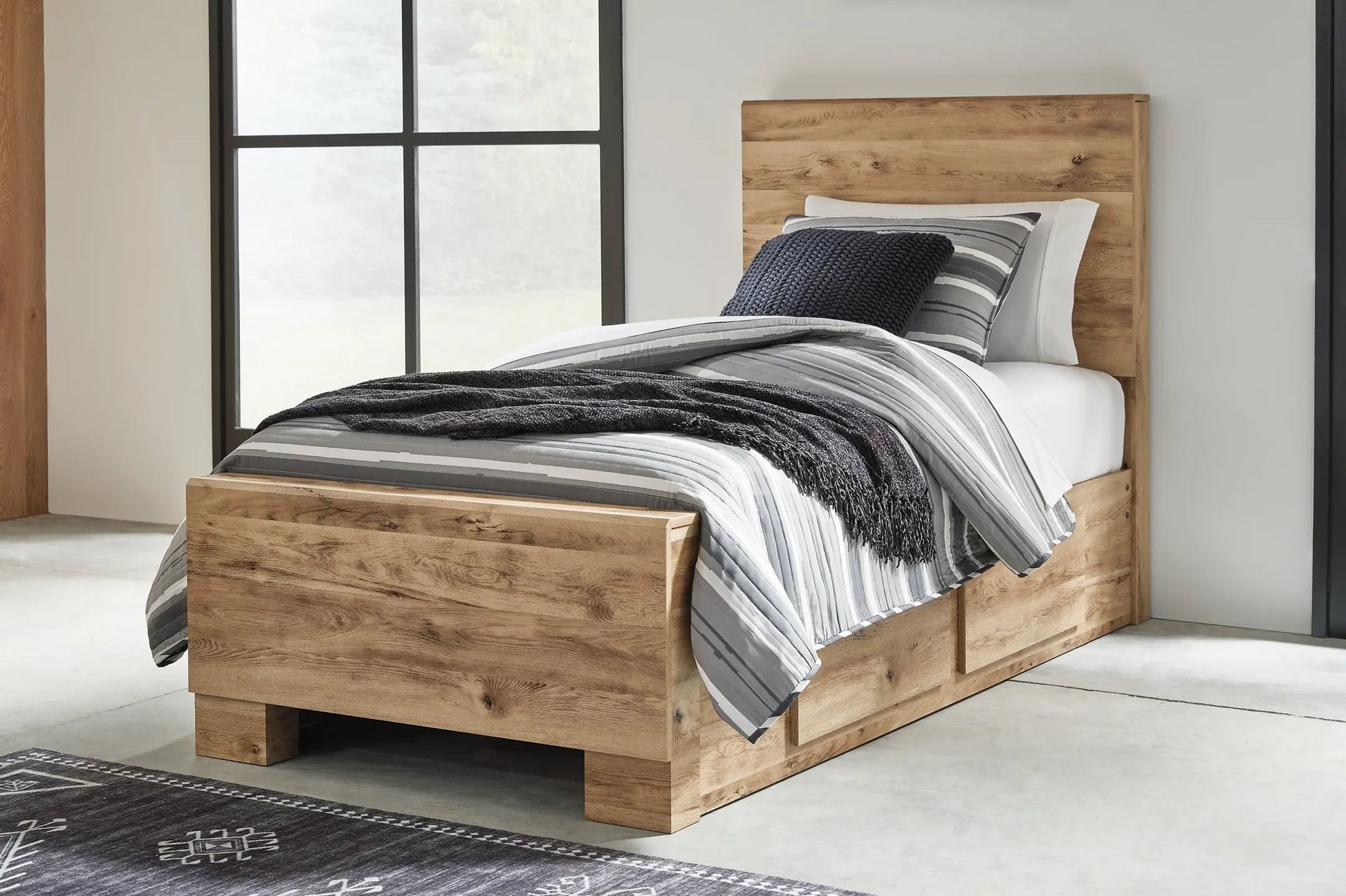 Hyanna Panel Bed With 2 Side Storage at Lee Furniture, NC