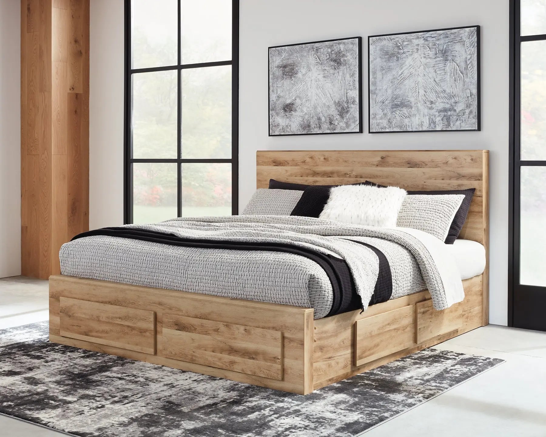 Hyanna Panel Storage Bed With 1 Under Bed Storage Drawer at Lee Furniture, NC