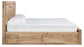Hyanna Panel Storage Bed With 2 Under Bed Storage Drawers at Lee Furniture, NC