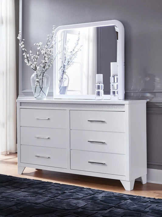 Jarlee Dresser and Mirror at Lee Furniture, NC