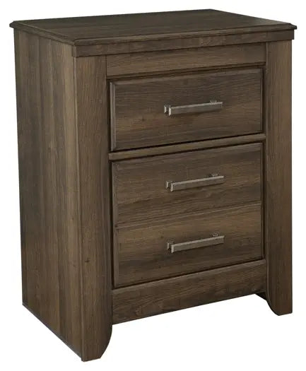 Juararo King Panel Bed with Mirrored Dresser, Chest and 2 Nightstands at Lee Furniture, NC