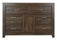 Juararo Six Drawer Dresser at Lee Furniture, NC