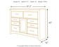 Juararo Six Drawer Dresser at Lee Furniture, NC