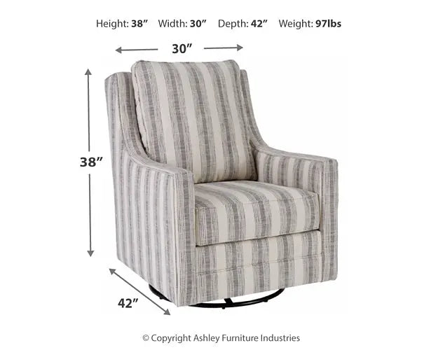 Kambria Swivel Glider Accent Chair at Lee Furniture, NC