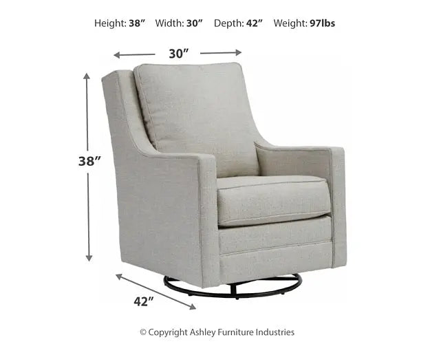 Kambria Swivel Glider Accent Chair at Lee Furniture, NC