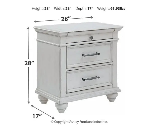 Kanwyn Three Drawer Night Stand at Lee Furniture, NC