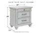 Kanwyn Three Drawer Night Stand at Lee Furniture, NC