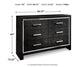 Kaydell Six Drawer Dresser at Lee Furniture, NC