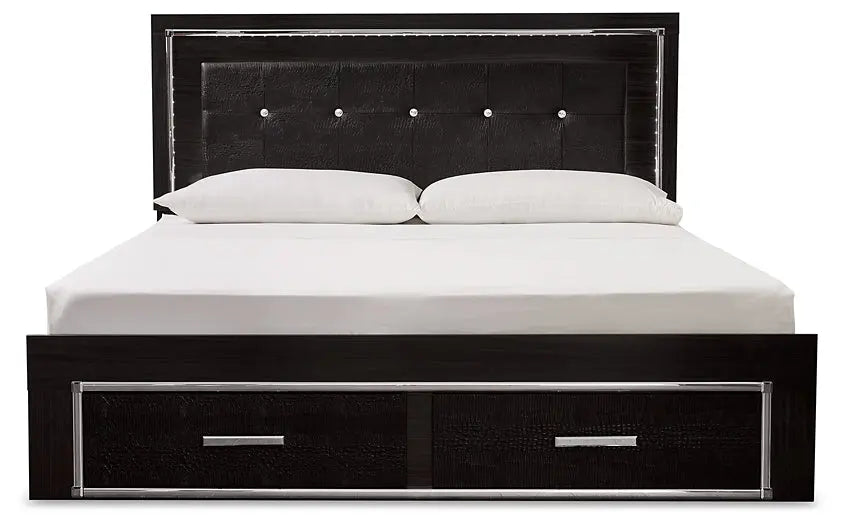 Kaydell Upholstered Panel Bed With Storage at Lee Furniture, NC