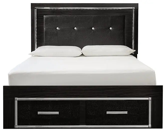 Kaydell Upholstered Panel Bed With Storage at Lee Furniture, NC