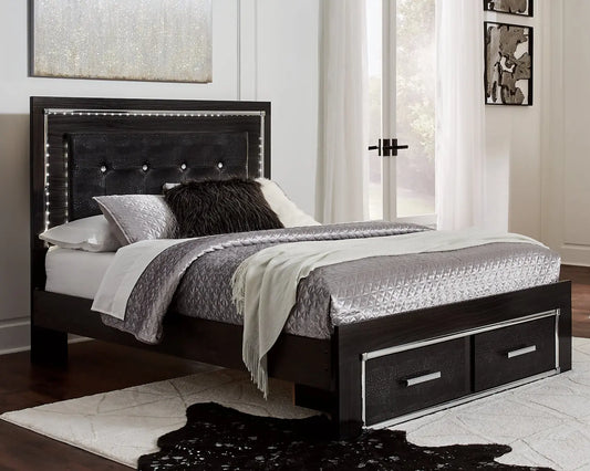 Kaydell Upholstered Panel Bed With Storage at Lee Furniture, NC