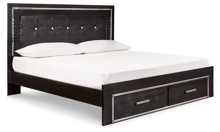 Kaydell Upholstered Panel Bed With Storage at Lee Furniture, NC