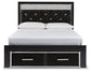 Kaydell Upholstered Panel Storage Platform Bed at Lee Furniture, NC