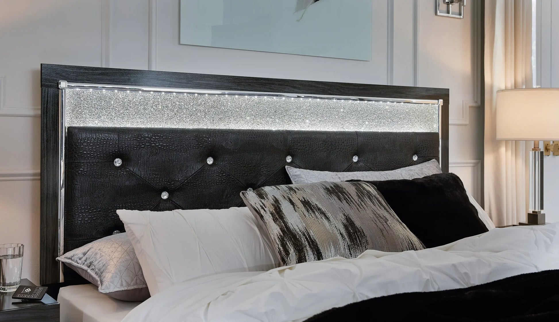 Kaydell Upholstered Panel Storage Platform Bed at Lee Furniture, NC