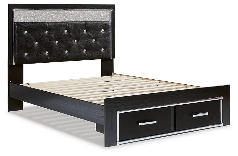 Kaydell Upholstered Panel Storage Platform Bed at Lee Furniture, NC