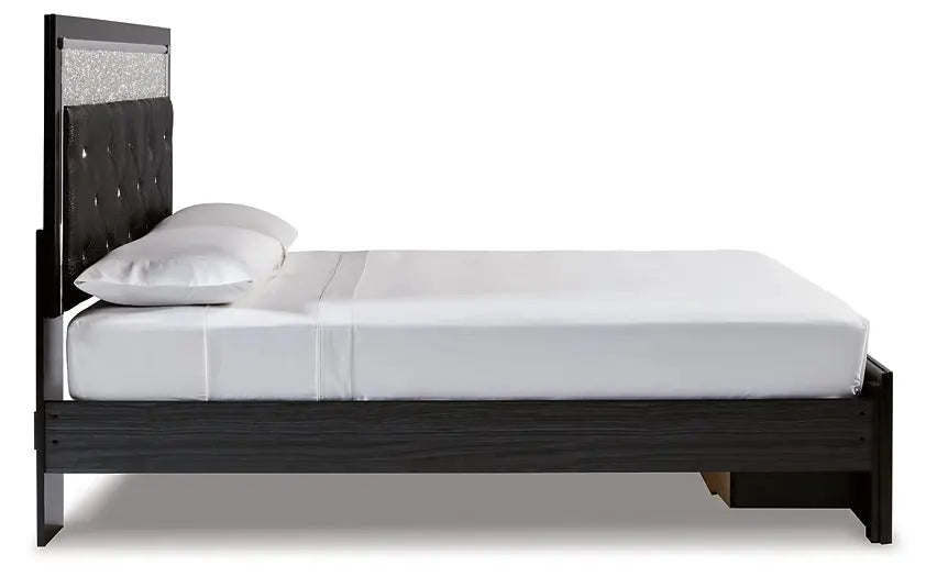 Kaydell Upholstered Panel Storage Platform Bed at Lee Furniture, NC