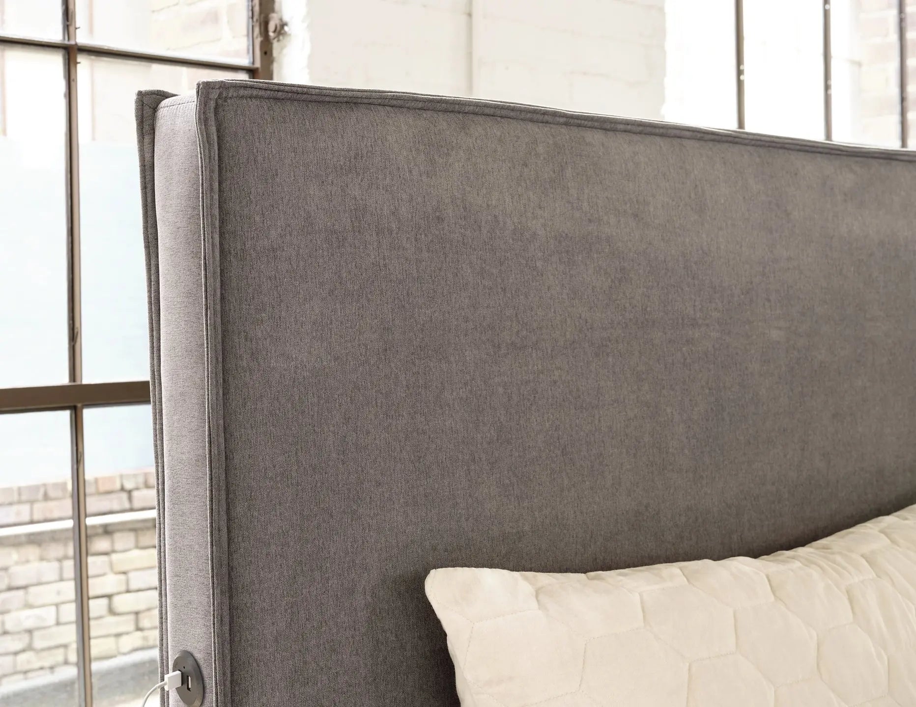 Krystanza Upholstered Panel Bed at Lee Furniture, NC