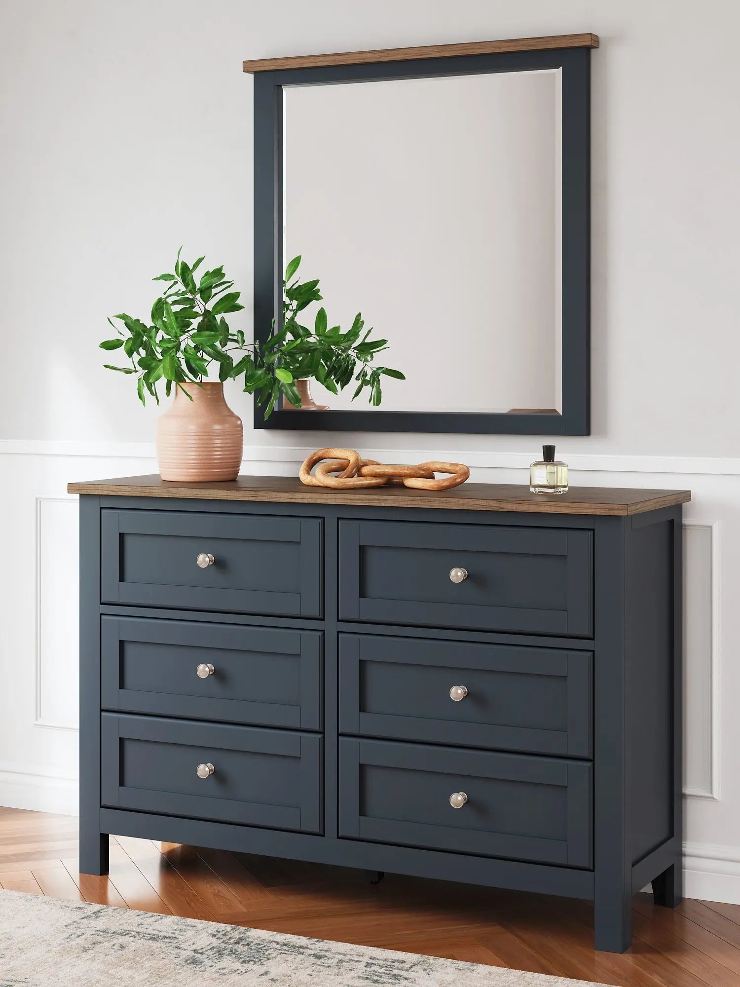 Landocken Dresser and Mirror at Lee Furniture, NC