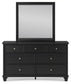 Lanolee Dresser and Mirror at Lee Furniture, NC