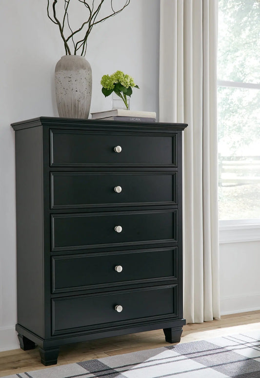 Lanolee Five Drawer Chest at Lee Furniture, NC