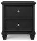 Lanolee Two Drawer Night Stand at Lee Furniture, NC