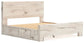 Lawroy King Panel Bed with Mirrored Dresser and Nightstand at Lee Furniture, NC