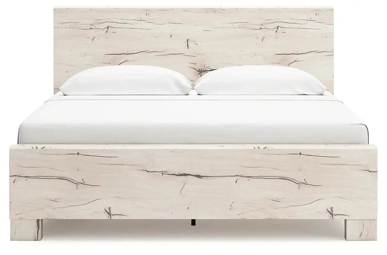 Lawroy King Panel Bed with Mirrored Dresser and Nightstand at Lee Furniture, NC