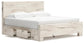 Lawroy King Panel Bed with Mirrored Dresser and Nightstand at Lee Furniture, NC