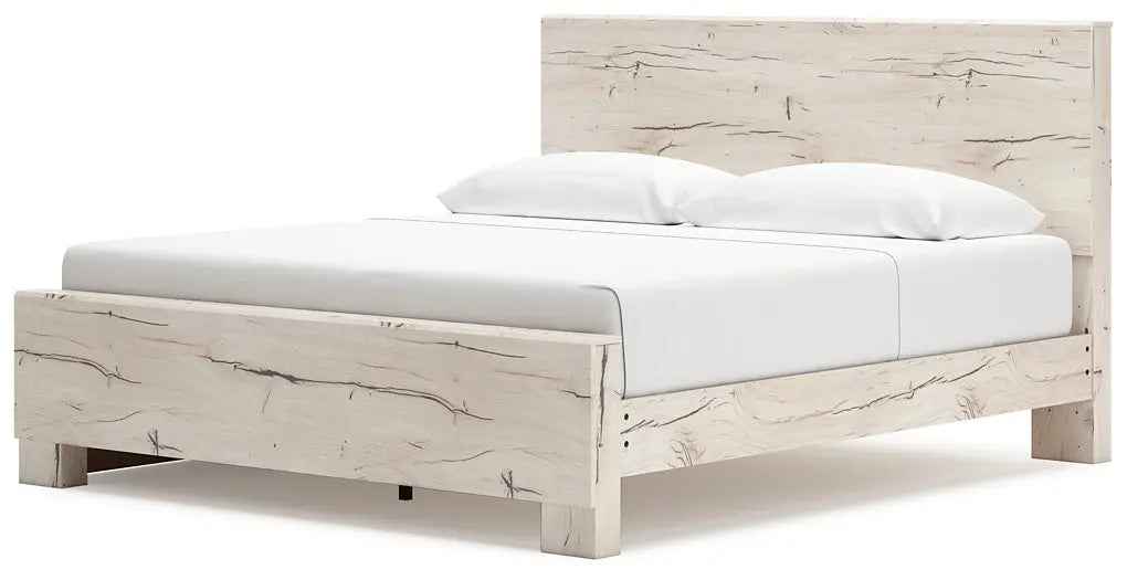 Lawroy King Panel Bed with Mirrored Dresser and Nightstand at Lee Furniture, NC