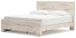 Lawroy King Panel Bed with Mirrored Dresser and Nightstand at Lee Furniture, NC