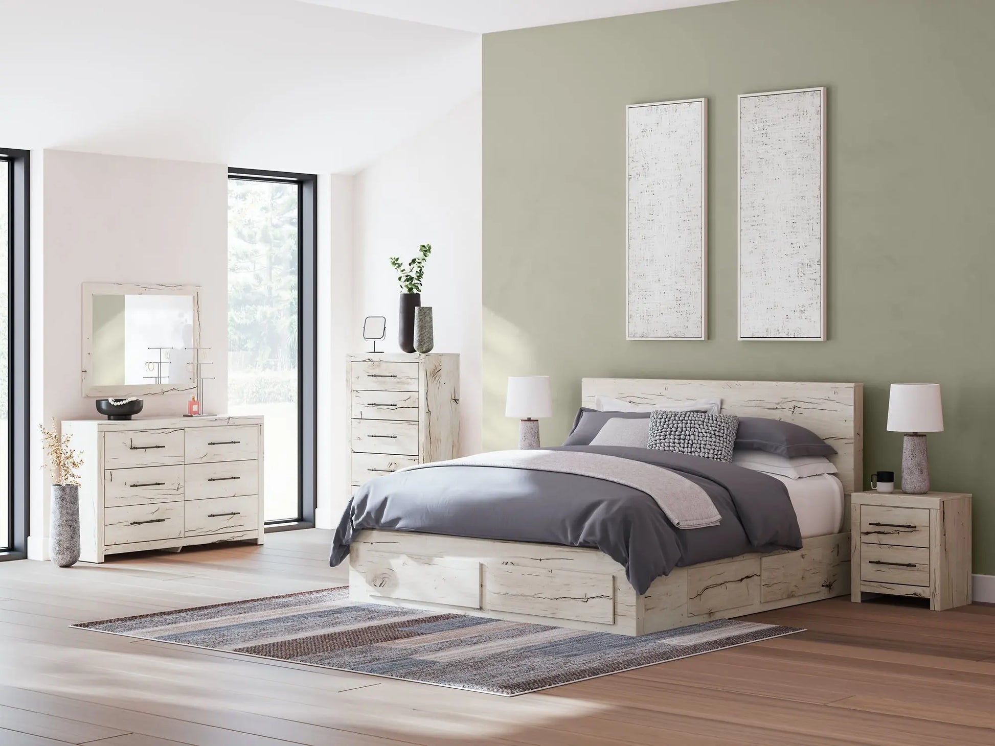 Lawroy Panel Storage Bed at Lee Furniture, NC