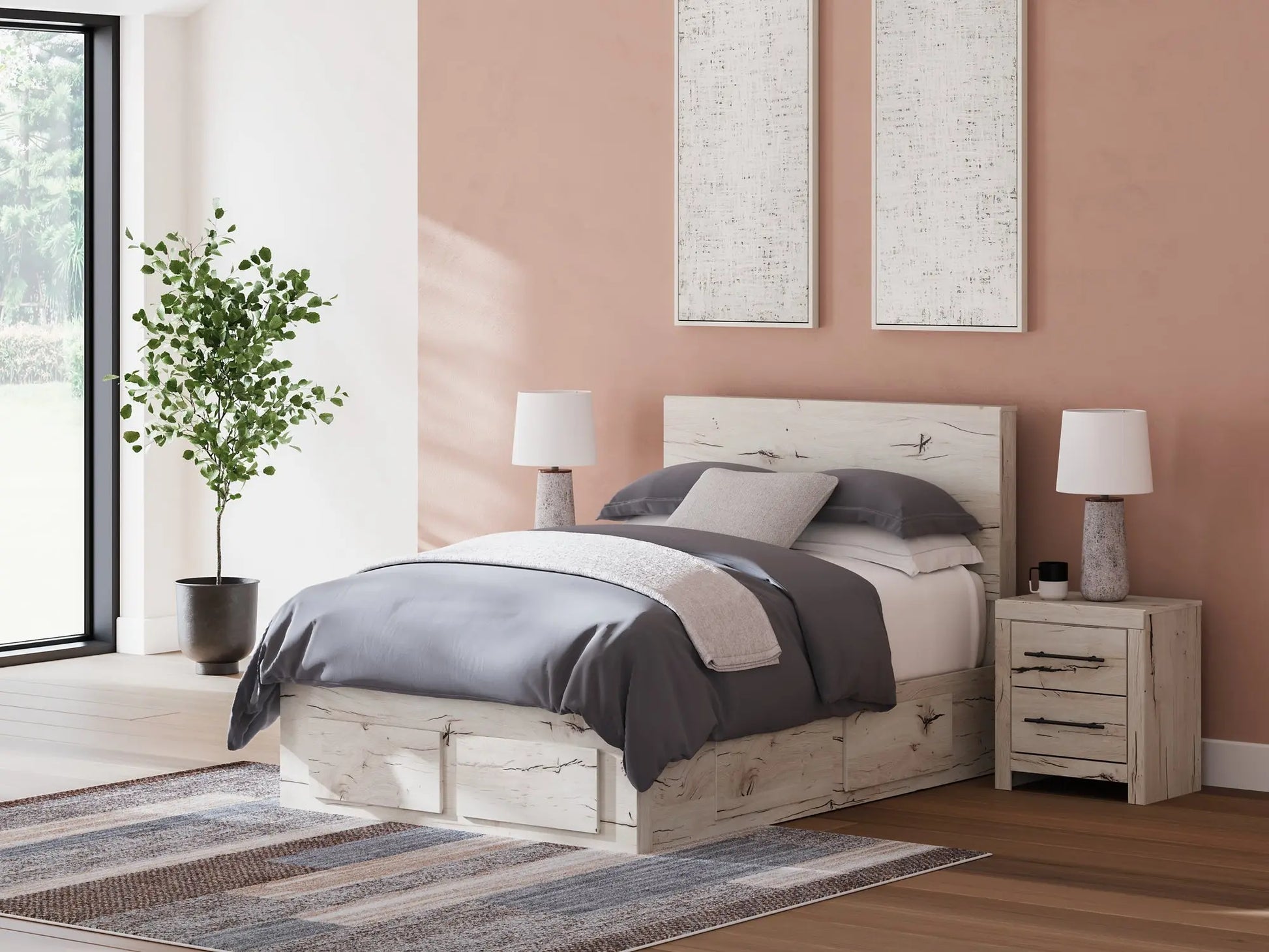Lawroy Panel Storage Bed at Lee Furniture, NC