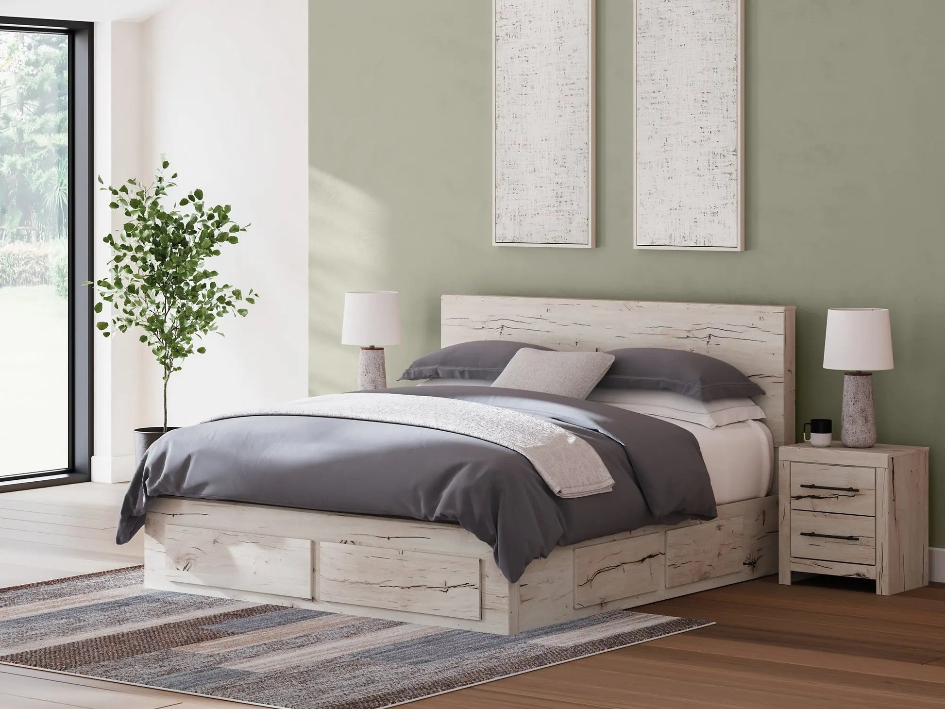 Lawroy Panel Storage Bed at Lee Furniture, NC