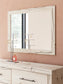 Lawroy Queen Panel Bed with Mirrored Dresser at Lee Furniture, NC