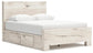 Lawroy Queen Panel Bed with Mirrored Dresser at Lee Furniture, NC