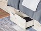 Lawroy Queen Panel Bed with Mirrored Dresser at Lee Furniture, NC