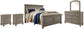 Lettner King Panel Bed with Mirrored Dresser and 2 Nightstands at Lee Furniture, NC