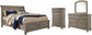 Lettner King Sleigh Bed with 2 Storage Drawers with Mirrored Dresser and Chest at Lee Furniture, NC