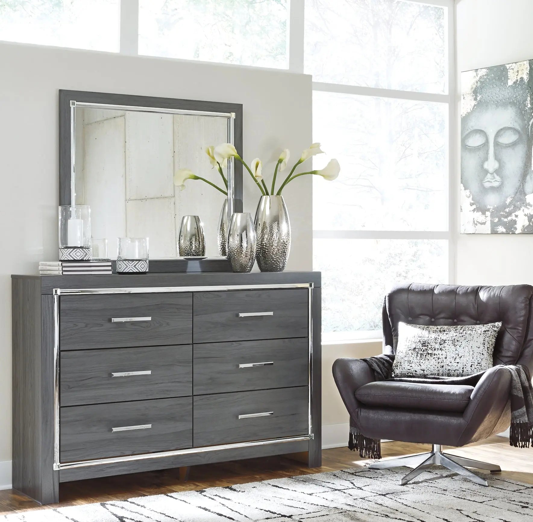 Lodanna Dresser and Mirror at Lee Furniture, NC