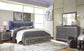 Lodanna Panel Bed With 2 Storage Drawers With Mirrored Dresser at Lee Furniture, NC