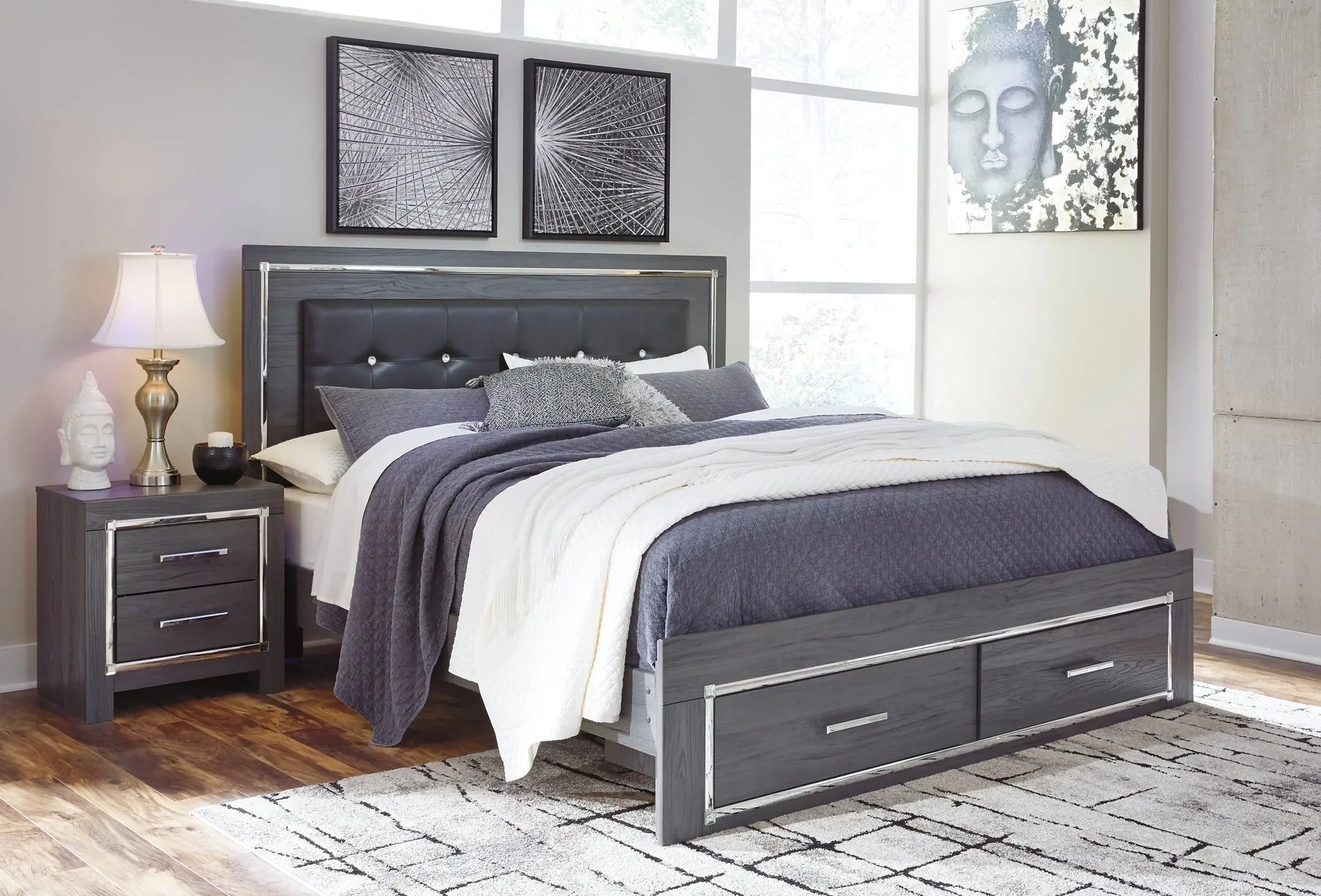 Lodanna Panel Bed With 2 Storage Drawers at Lee Furniture, NC