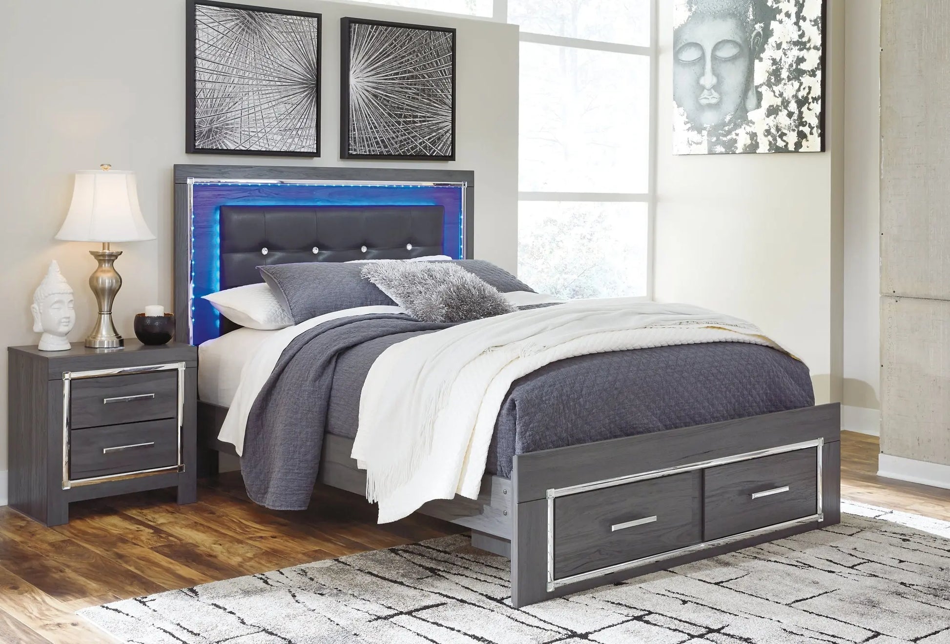 Lodanna Panel Bed With 2 Storage Drawers at Lee Furniture, NC