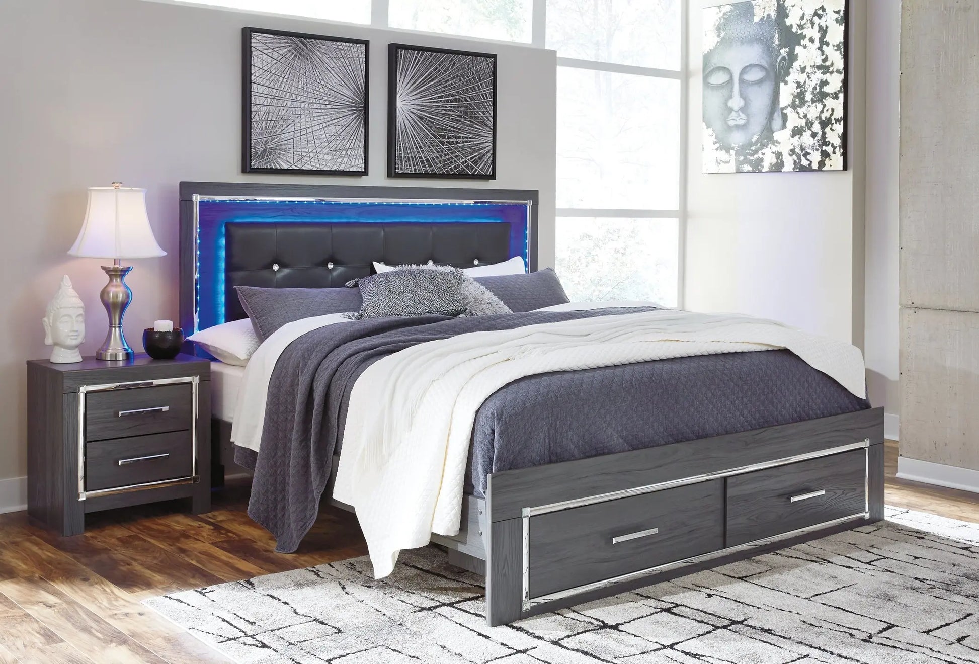 Lodanna Panel Bed With 2 Storage Drawers at Lee Furniture, NC