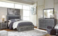 Lodanna Queen Panel Bed with 2 Storage Drawers with Mirrored Dresser, Chest and 2 Nightstands at Lee Furniture, NC