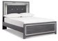 Lodanna Queen Panel Bed with Mirrored Dresser and 2 Nightstands at Lee Furniture, NC